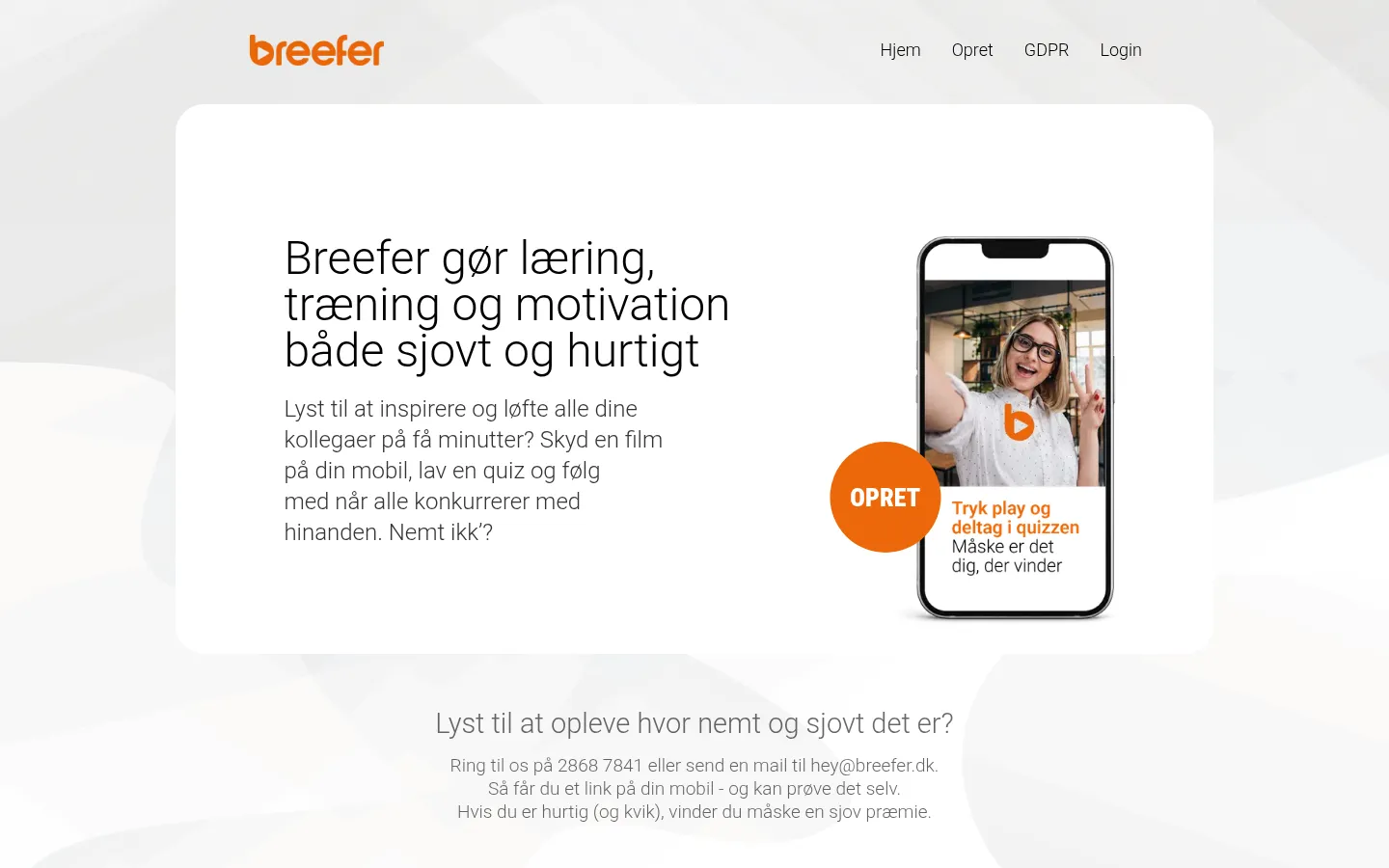 Skærmbillede af Breefer